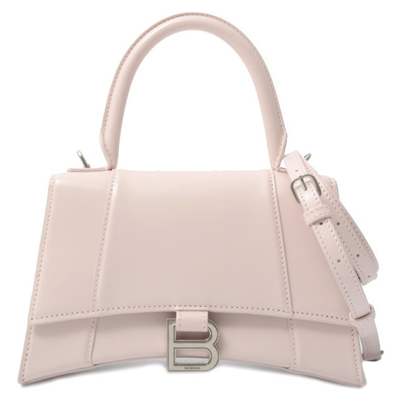 Balenciaga Shoulder 2WAY Hourglass Pink Bag Bag Hand Small - Picture 1 of 6